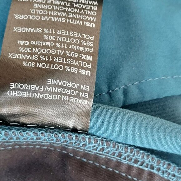 WHBM Comfort Stretch Classic Slim Ankle Pants Teal NEW - Picture 11 of 12